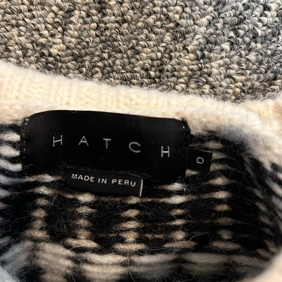 Hatch sz 0 Fair Isle maternity sweater EUC - Picture 2 of 4